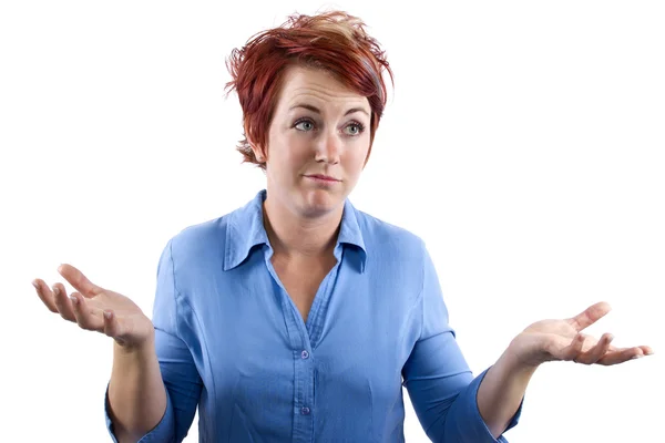 Angry Waitress — Stock Photo, Image