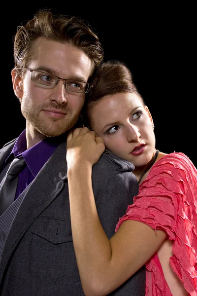 Fashionable Couple — Stock Photo, Image