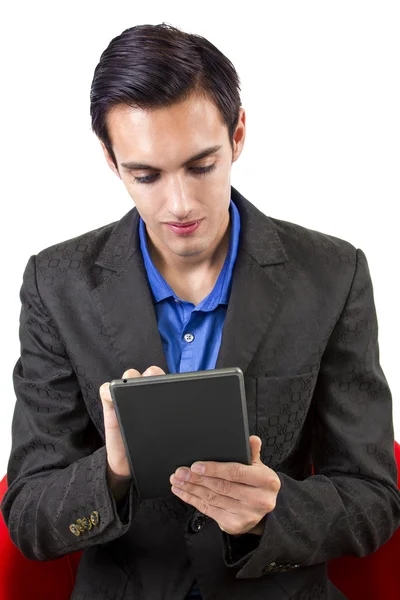 Browsing with Tablet — Stock Photo, Image