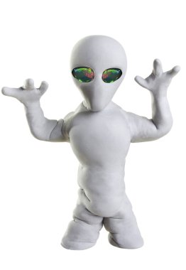 Gray alien clipart