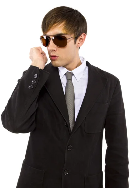 Bodyguard dragen van een zonnebril — Stockfoto