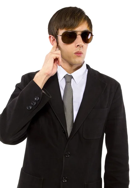 Bodyguard wearing sunglasses — Stock Photo, Image