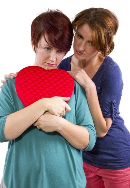 Consoling friend — Stock Photo, Image