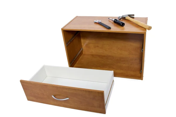 Unmade drawer furniture — Stock Photo, Image