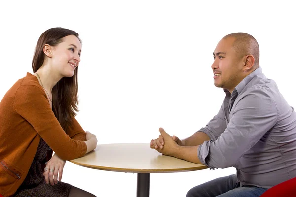 Interracial couple — Stock Photo, Image