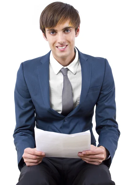 Hombre esperando una entrevista de trabajo . —  Fotos de Stock