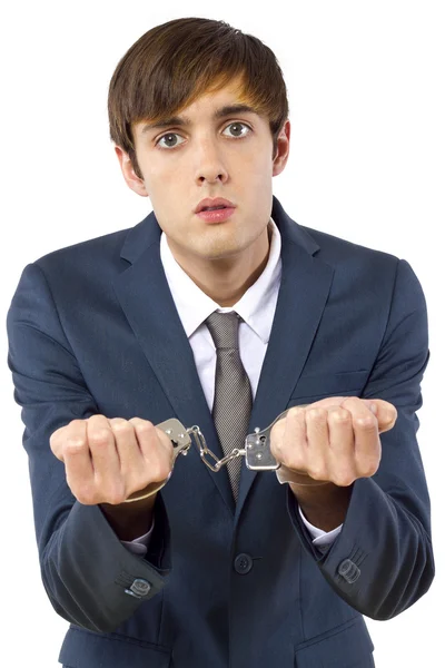Man arrested for tax evasion — Stock Photo, Image