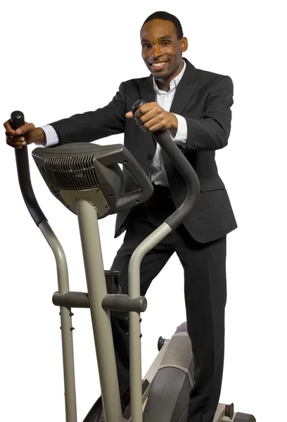 Businessman working out — Stock Photo, Image