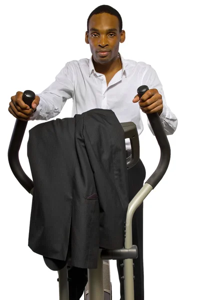 Businessman working out — Stock Photo, Image