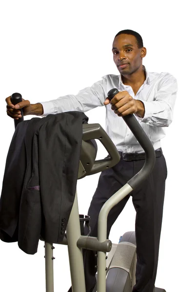 Businessman working out — Stock Photo, Image