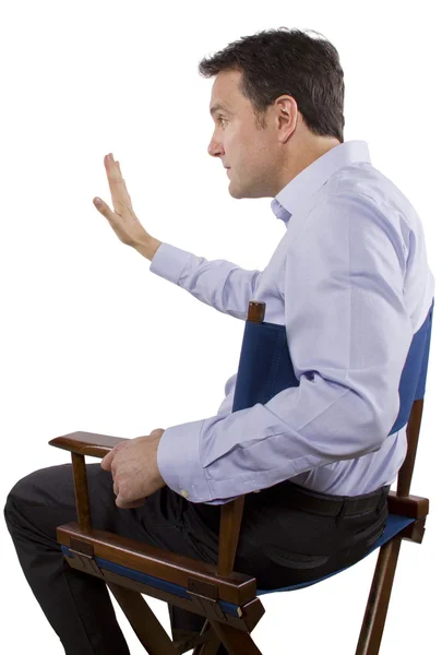 Casting director gesturing — Stock Photo, Image