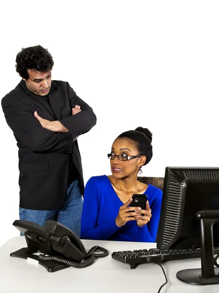 Slacking at Work — Stock Photo, Image