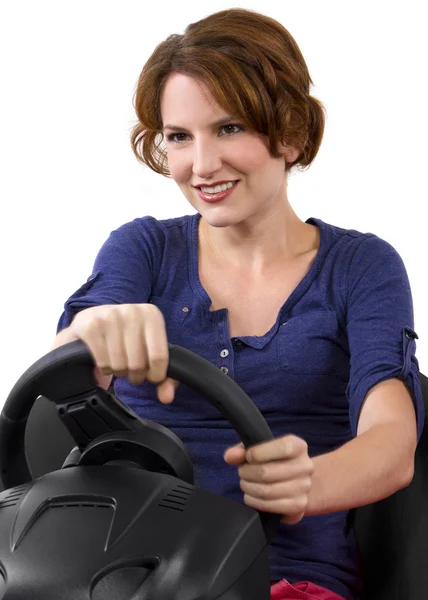 Female driver — Stock Photo, Image