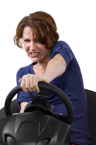 Female driver — Stock Photo, Image