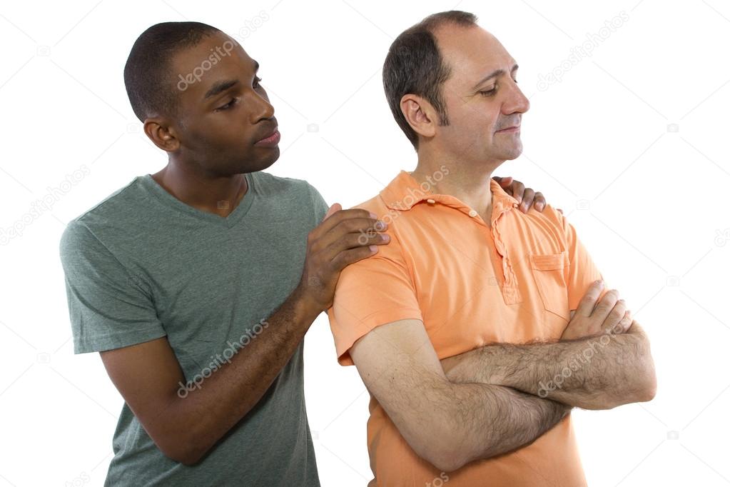 Gay couple having relationship problems