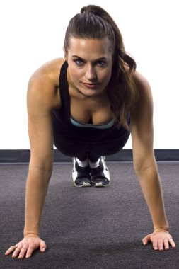 kadının yapması Push ups
