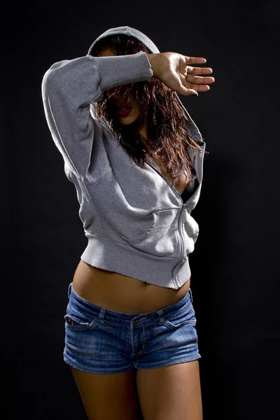 Latina hip hop dansare — Stockfoto