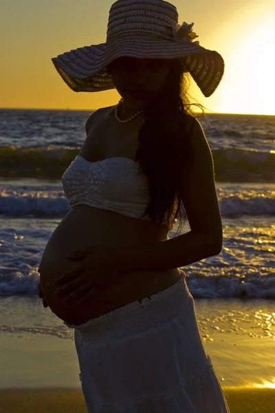 Signora incinta. — Foto Stock