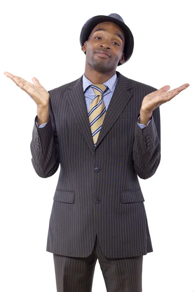 Businessman with generic gestures. — Stock Photo, Image