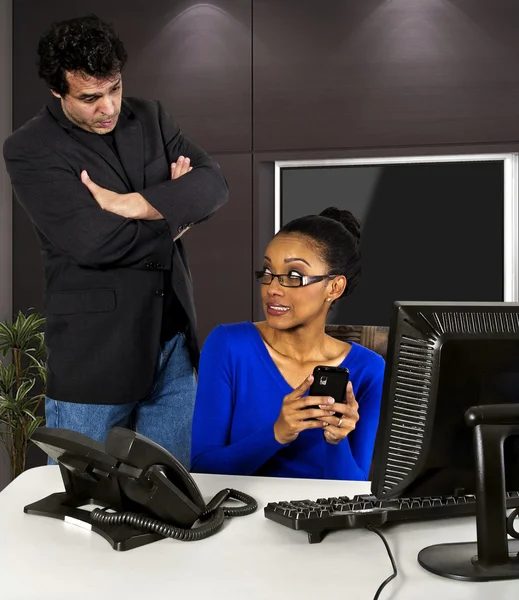 Slacking at Work — Stock Photo, Image