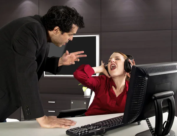 Slacking at work — Stock Photo, Image