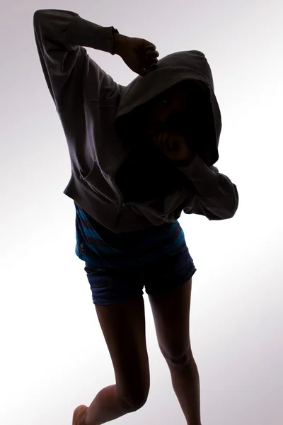 ダンサーのシルエット — ストック写真