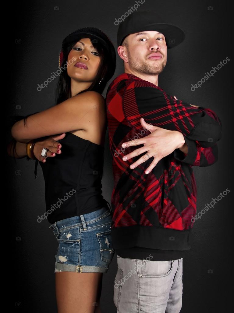 Hip hop dance partners posing Stock Photo by ©innovatedcaptures 49311897