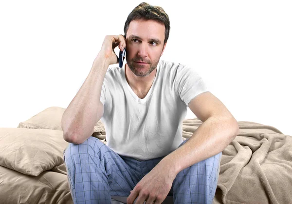 Male receiving a phone call — Stock Photo, Image