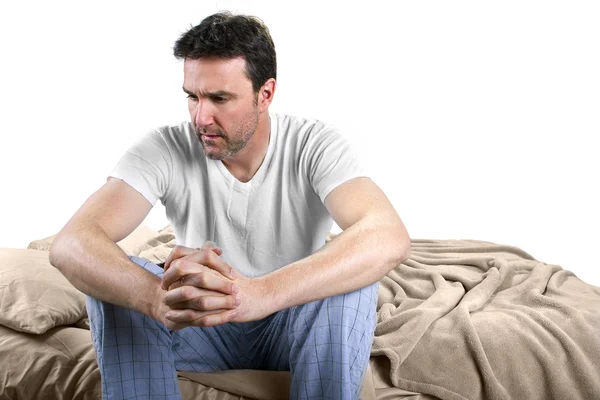 Young male waking up — Stock Photo, Image