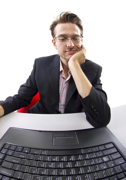 Мужской взгляд с веб-камеры
