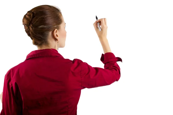 Businesswoman writing Stock Picture