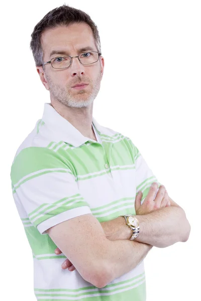 Man with displeased expression — Stock Photo, Image