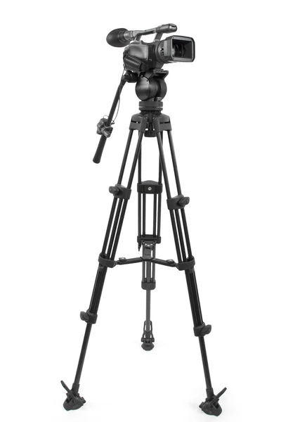 Production camera on tripod — Stock Photo, Image