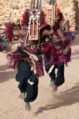 sirige maske ve dogon dans, mali.