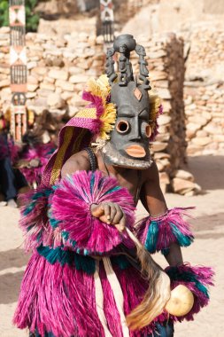 maske ve dogon dans, mali.