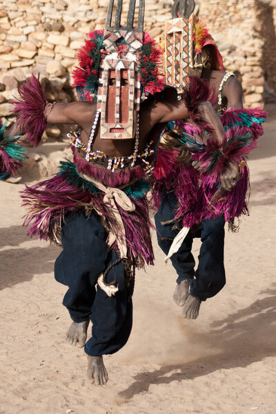 Sirige mask and the Dogon dance, Mali.