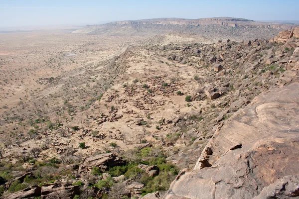 The Bandiagara Escarpment, Mali (Africa). — Stock Photo, Image