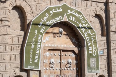 geleneksel kapı, timbuktu detay.