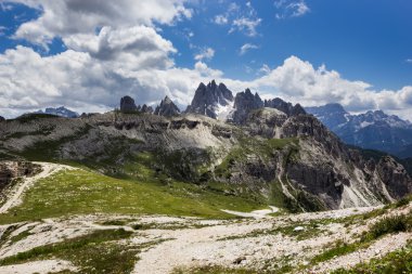 doruklarına dolomites Veneto, İtalya.
