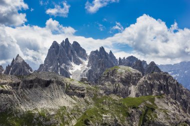 doruklarına dolomites Veneto, İtalya.