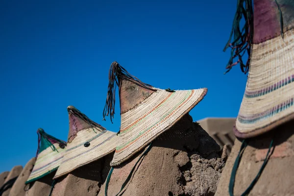 Sombreros típicos Dogon, Malí . —  Fotos de Stock