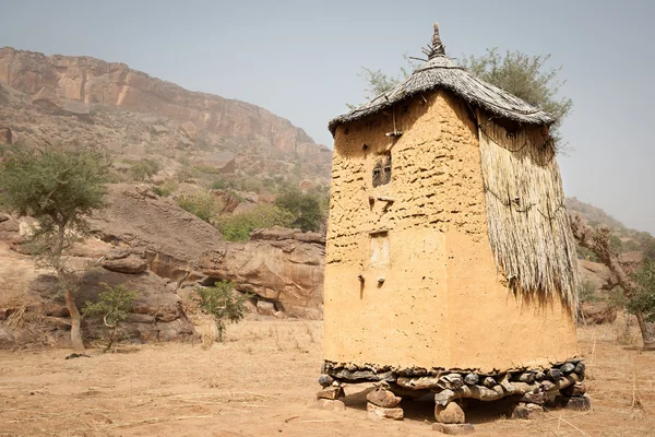 tahıl ambarı dogon Köyü, mali, Afrika.
