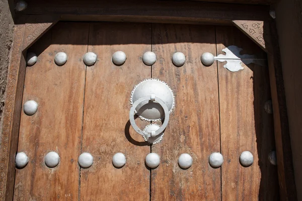 Detail of traditional door, Timbuktu. — Stock Photo, Image