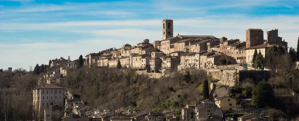 コッレ ・ ディ ・ ヴァル ・ デルサのパノラマ、クリスタル、トスカーナの街私 — ストック写真