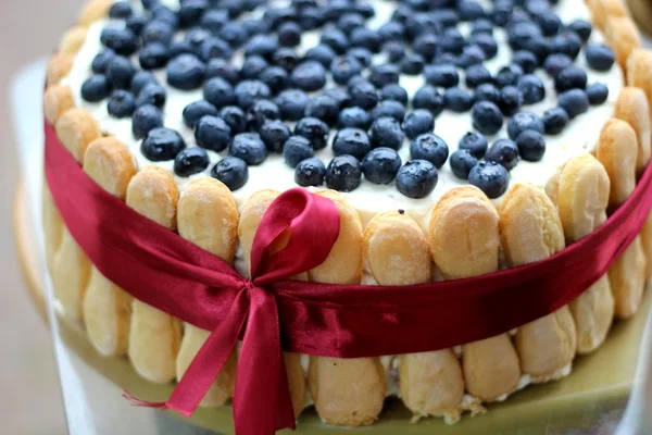 Torta con frutta — Foto Stock