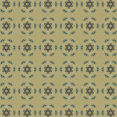 Kusursuz geometrik vektör şablonu. Çiçek, çiçek, geometrik, moda deseni. Soyut arkaplan, tekstil kumaş baskısı.