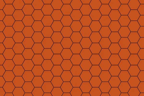 Red Hexagonal Background Hexagon Tile Pattern Φωτογραφία Αρχείου