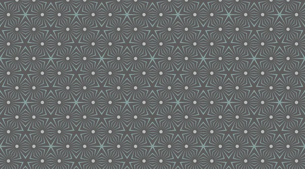 Geometric Star Shape Seamless Pattern Vector Pattern Background Geometric Art — Stock Vector
