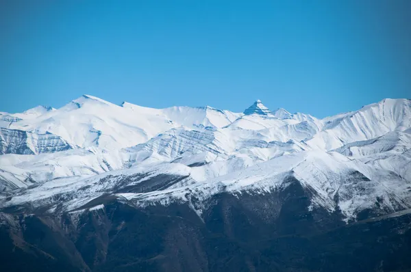 Hermosa Vista Panorámica Sobre Cumbre Del Pico Mayak Faro 2352 — Foto de Stock