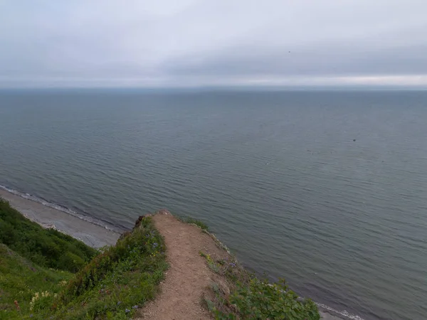 Bela Ventosa Costa Mar Okhotsk Região Magadan Rússia Extremo Oriente — Fotografia de Stock